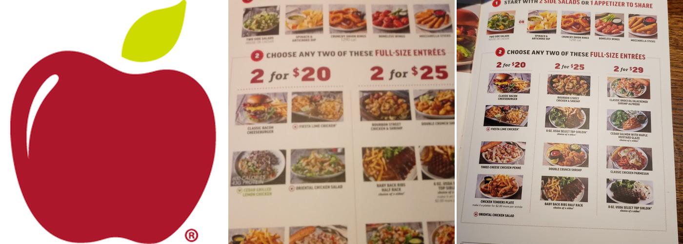 Applebee's Grill + Bar Menu