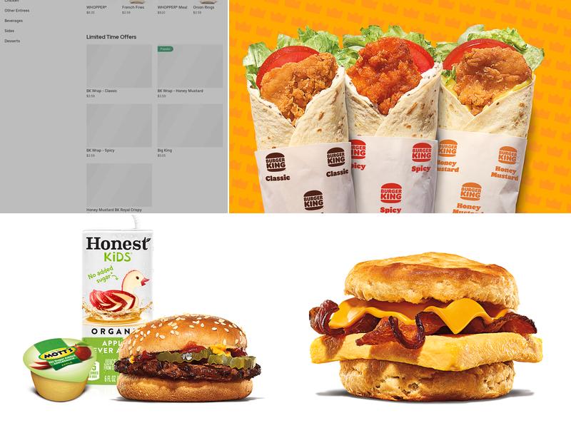 Burger King Menu