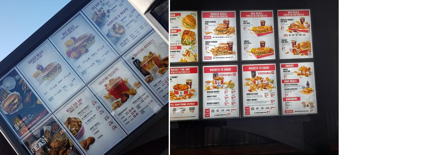 KFC Amesbury - Solstice Park Menu