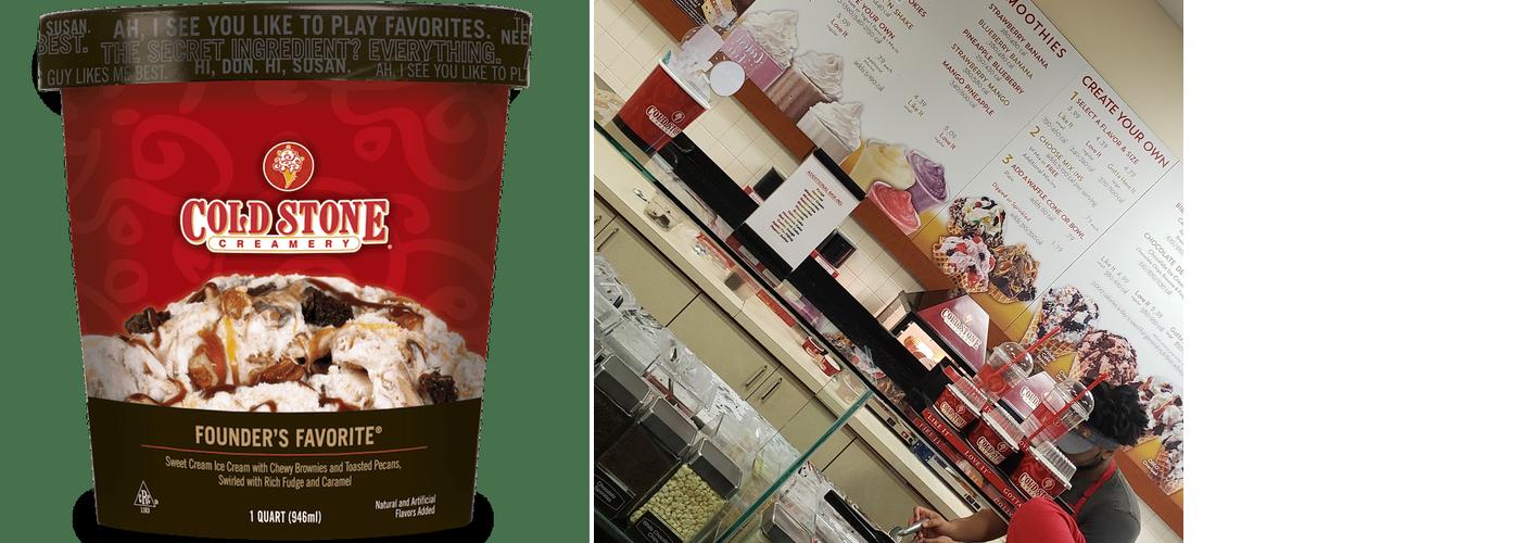 Cold Stone Creamery Menu