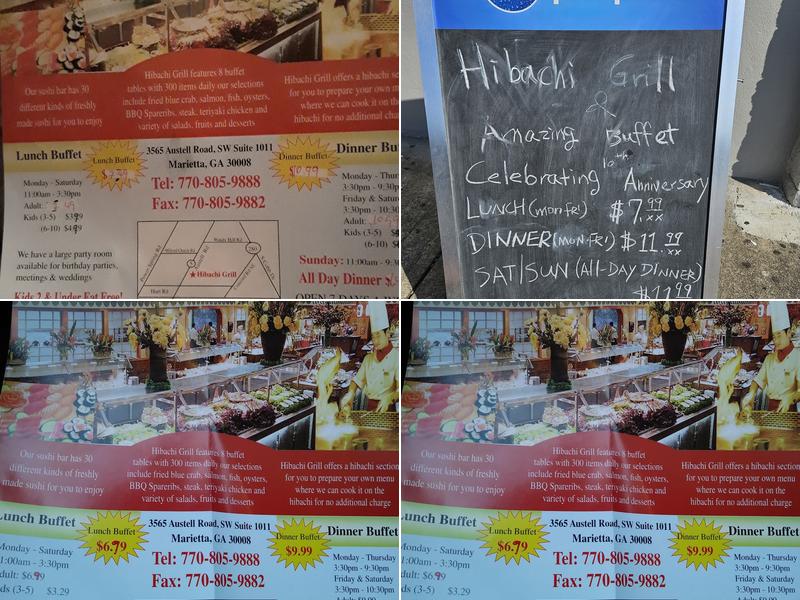Hibachi Grill & Amazing Buffet Menu