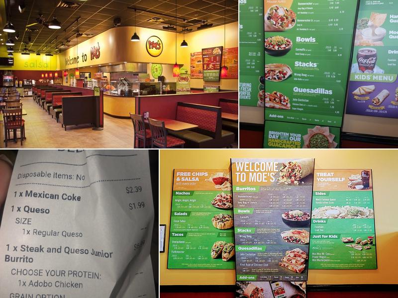 Moe's Southwest Grill Menu