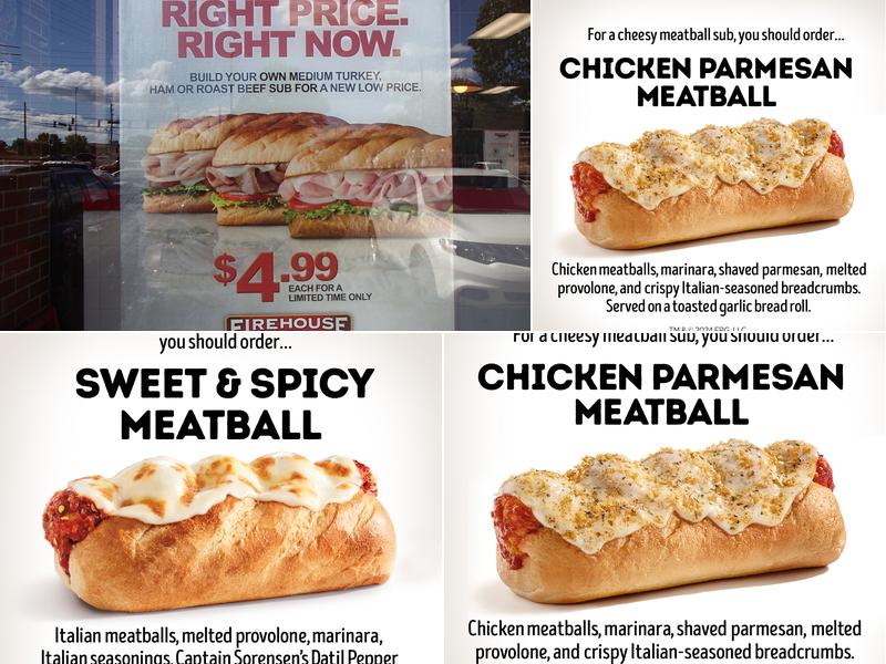 Firehouse Subs Sandy Plains Menu