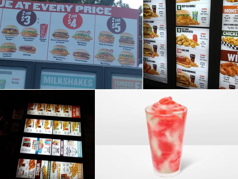 Checkers Menu