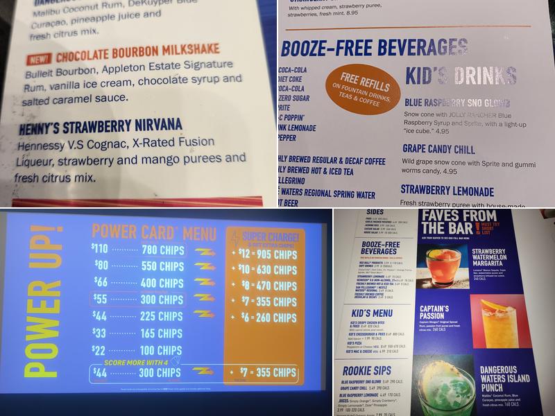 Dave & Buster's Marietta - Atlanta Menu