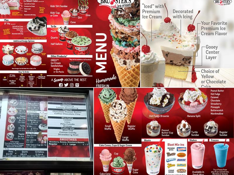 Bruster's Real Ice Cream Menu