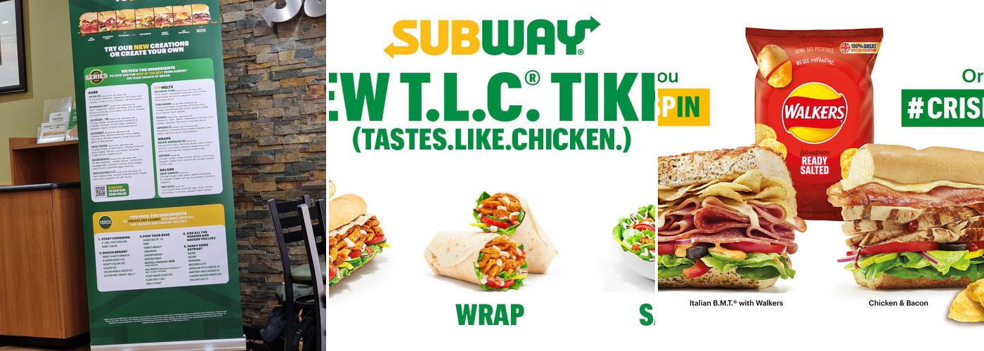 Subway Menu