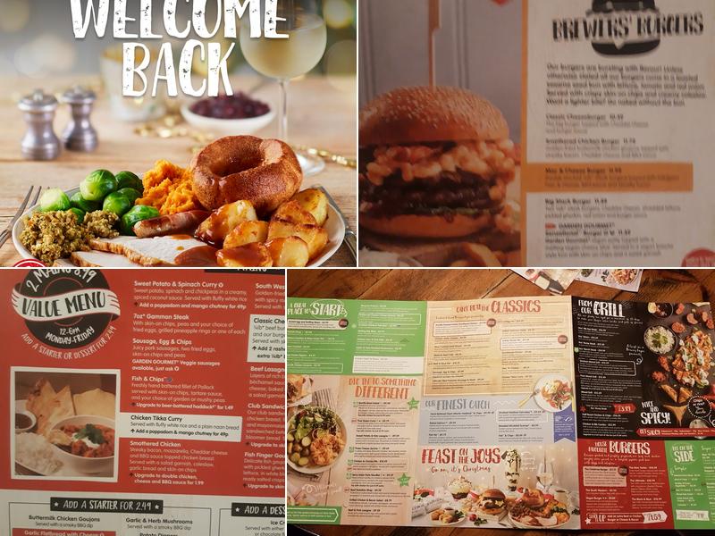 The Guild Brewers Fayre Menu