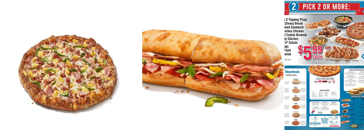Domino's Pizza Menu