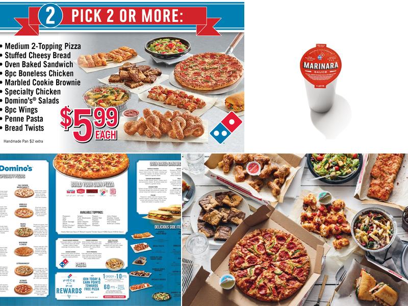 Domino's Pizza Menu