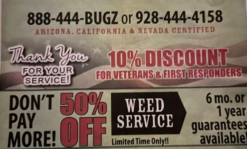 Bug Emergency Pest Control 944 Marina Blvd, Bullhead City Arizona 86442