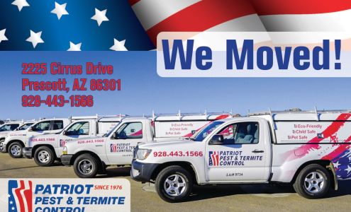 Patriot Pest & Termite Control Co. 2225 Cirrus Dr, Prescott Arizona 86301