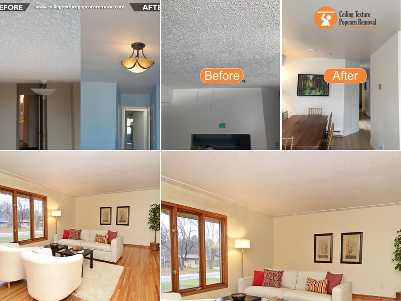 Ceiling Texture Popcorn Removal