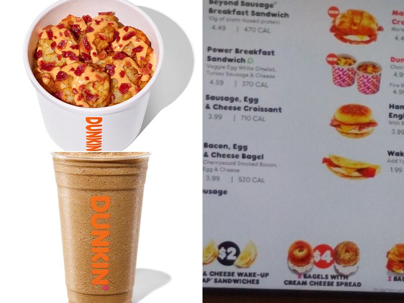 Dunkin' Menu