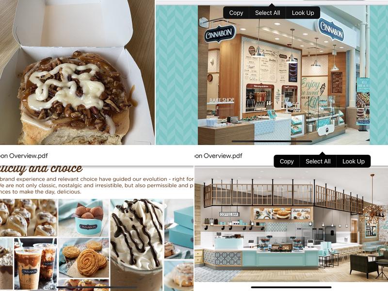 Cinnabon Menu
