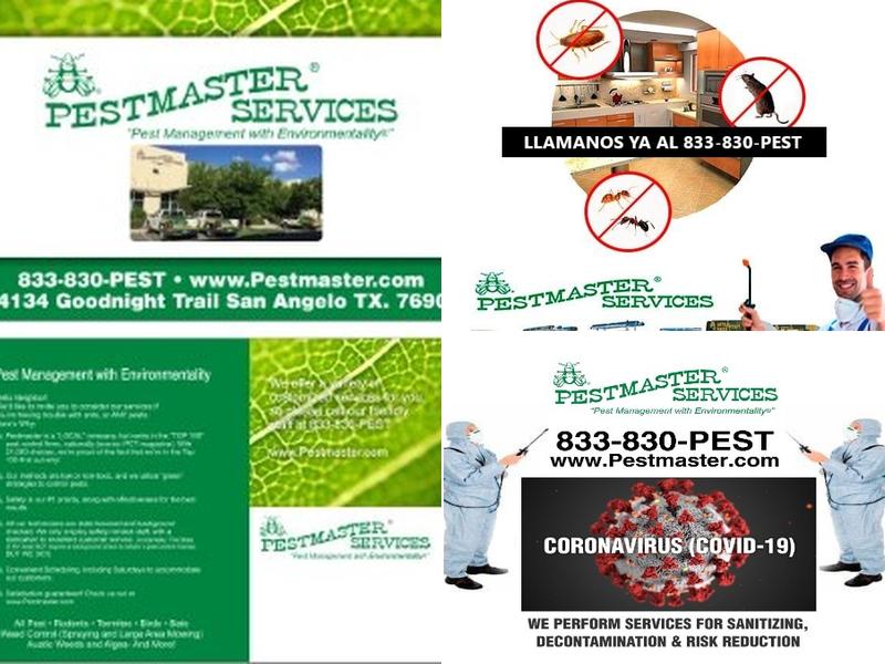 Pesmaster services of West Texas.