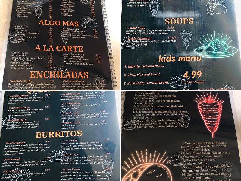 Los Primos Mexican Grill Menu