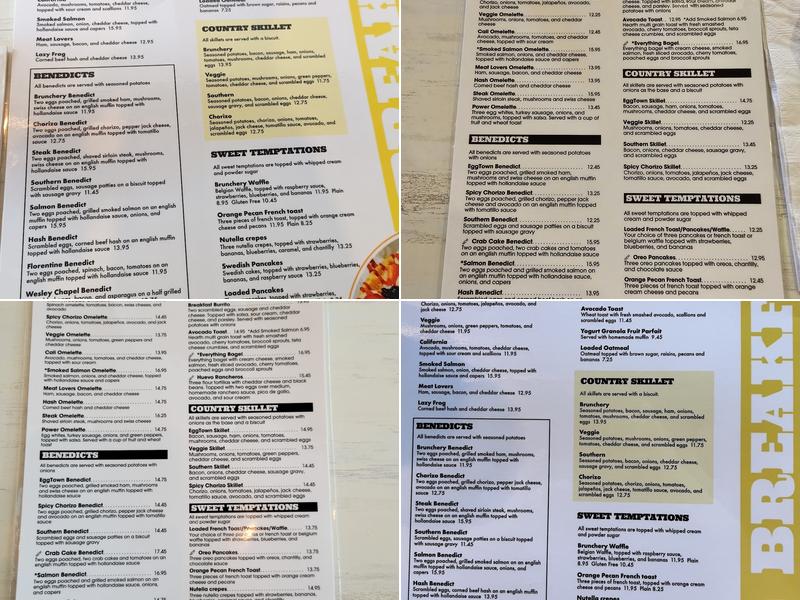 EggTown - Wesley Chapel Menu