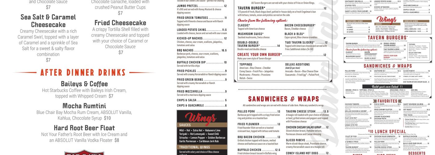 Top Dawg Tavern - Jacksonville (Bartram Park) Menu