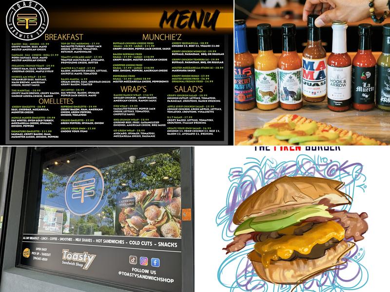 TOASTY SANDWICH SHOP Menu