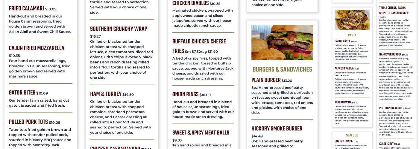 6 Klicks Cafe Menu