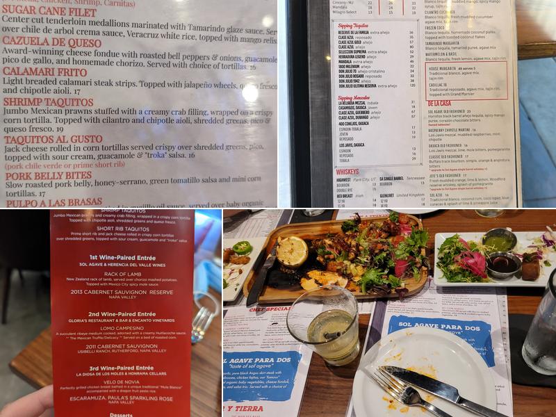 Sol Agave LA LIVE Menu