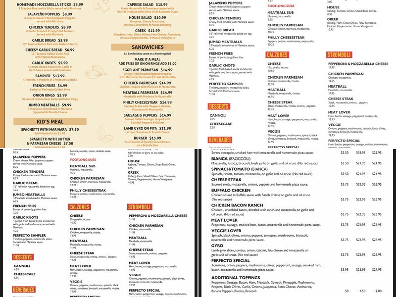 Pizza And More Menu