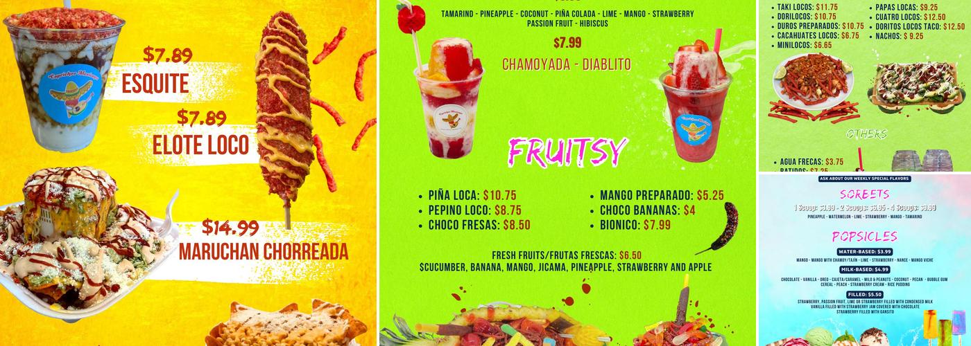 Caprichos Mexicanos Menu