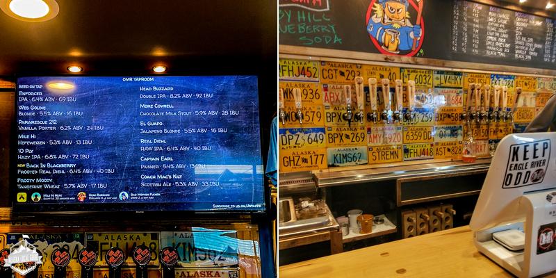 Odd Man Rush Brewing Menu