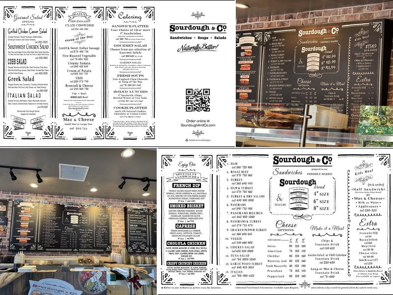 Sourdough & Co. Menu