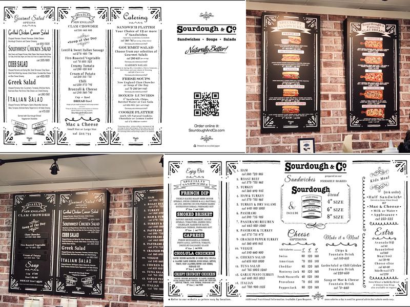 Sourdough & Co. - March lane, Stockton Menu