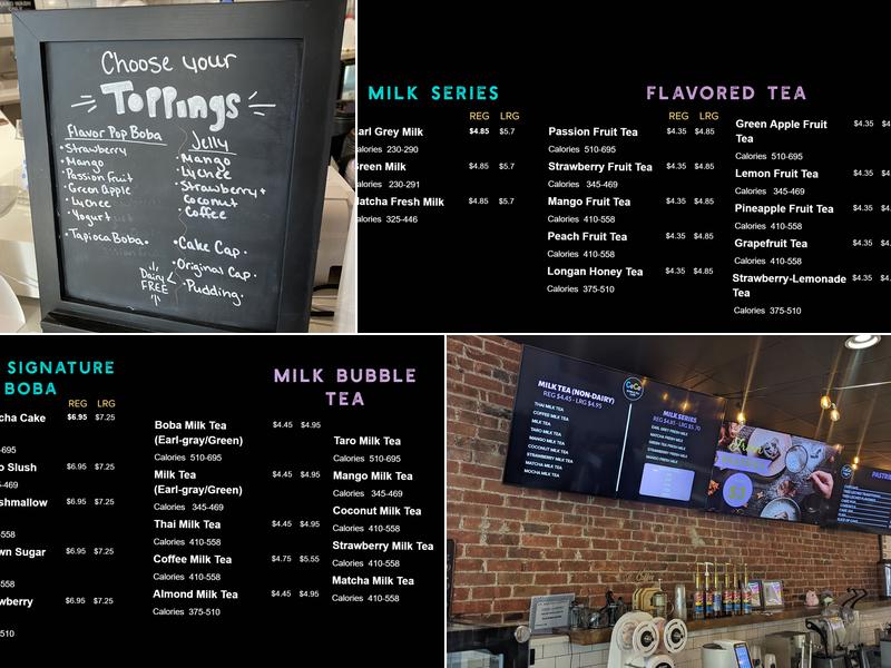 CeCe Bubble Tea Café Menu