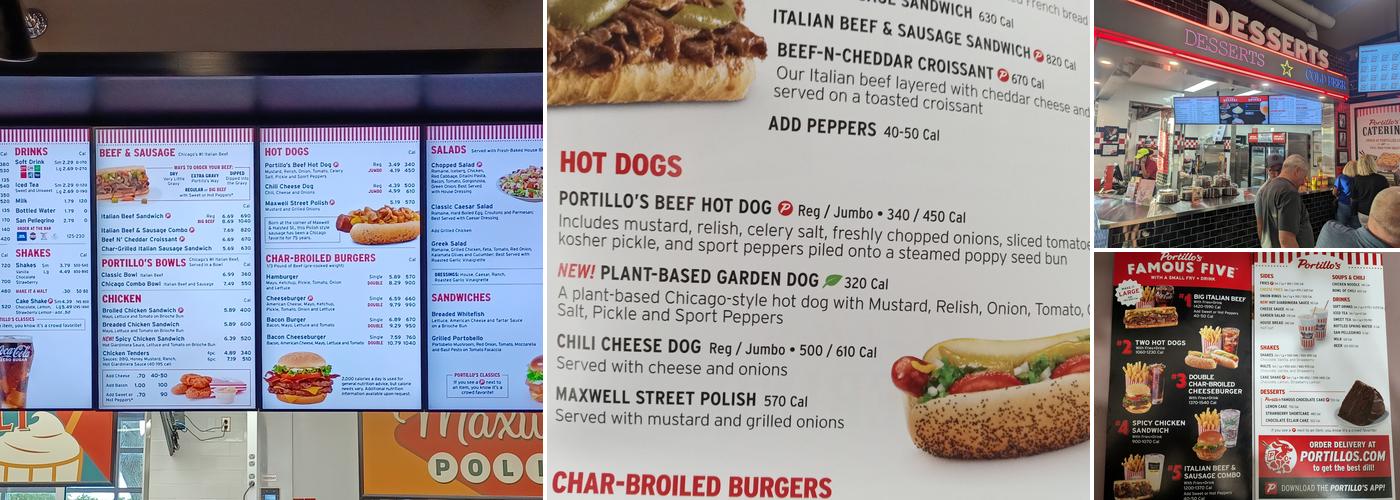 Portillo's St Petersburg Menu