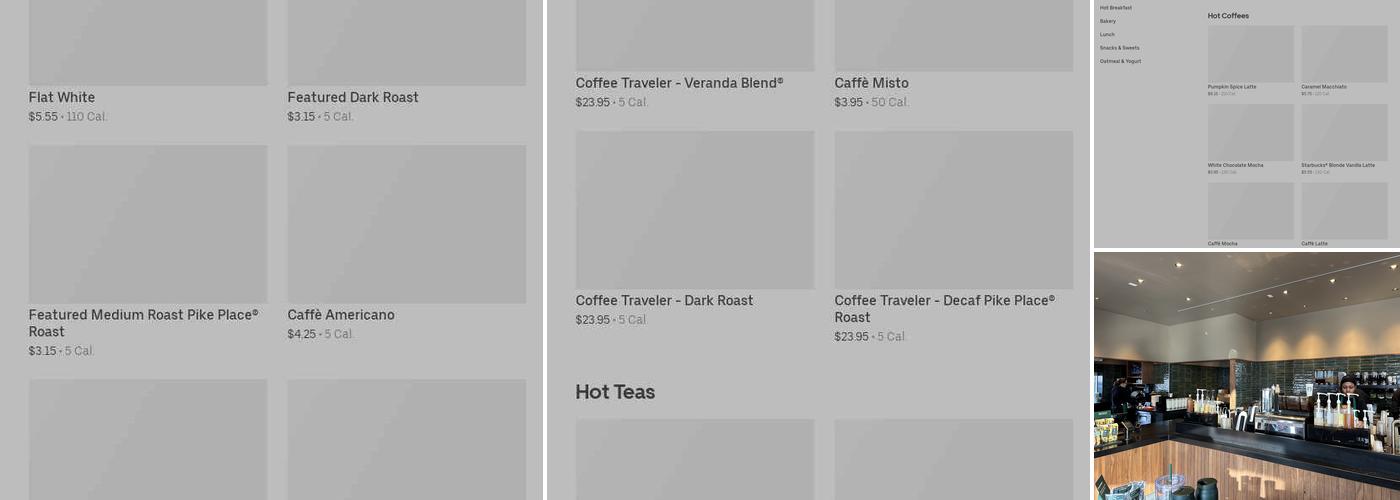 Starbucks Menu