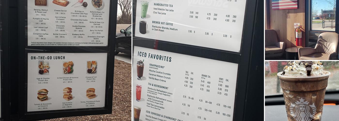 Starbucks Menu