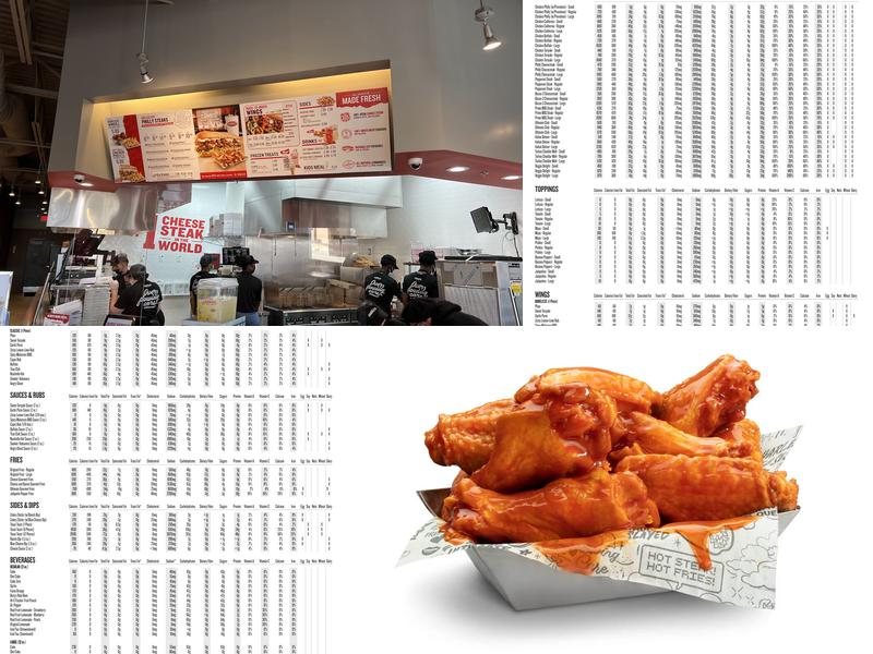 Charleys Cheesesteaks Menu