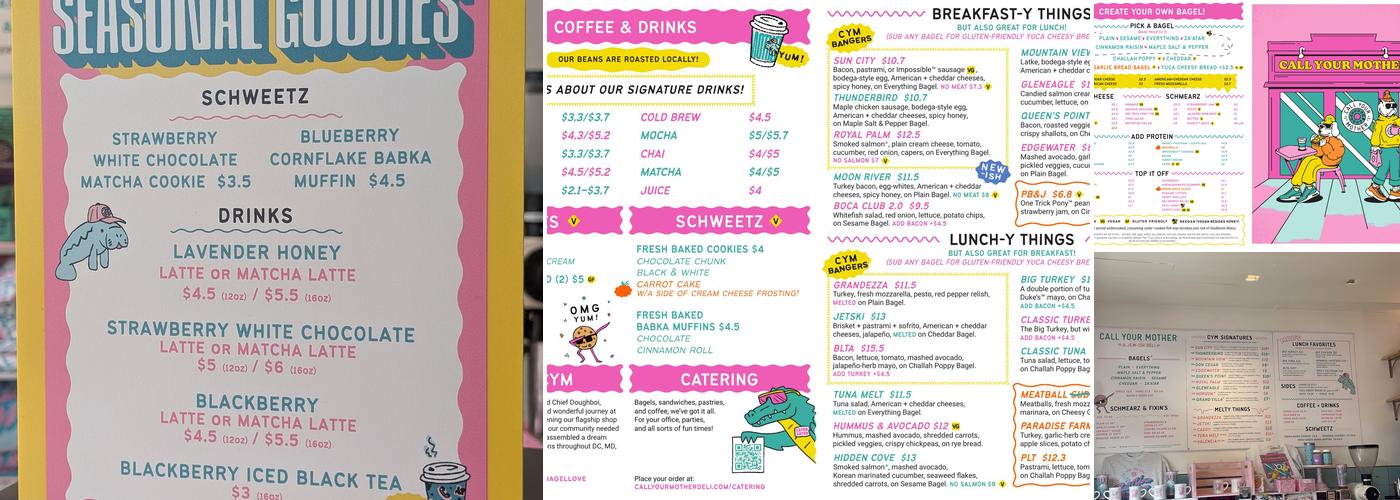 Call Your Mother Deli – Logan Circle Menu