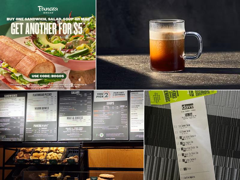 Panera Bread Menu