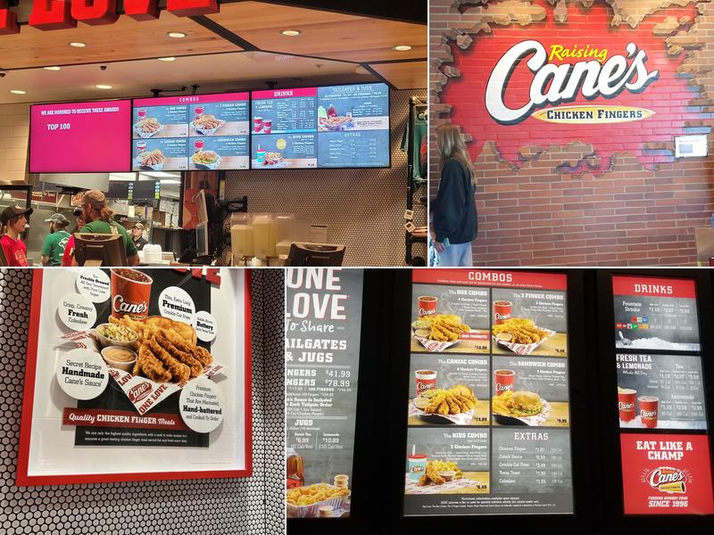 Raising Cane’s Chicken Fingers Menu