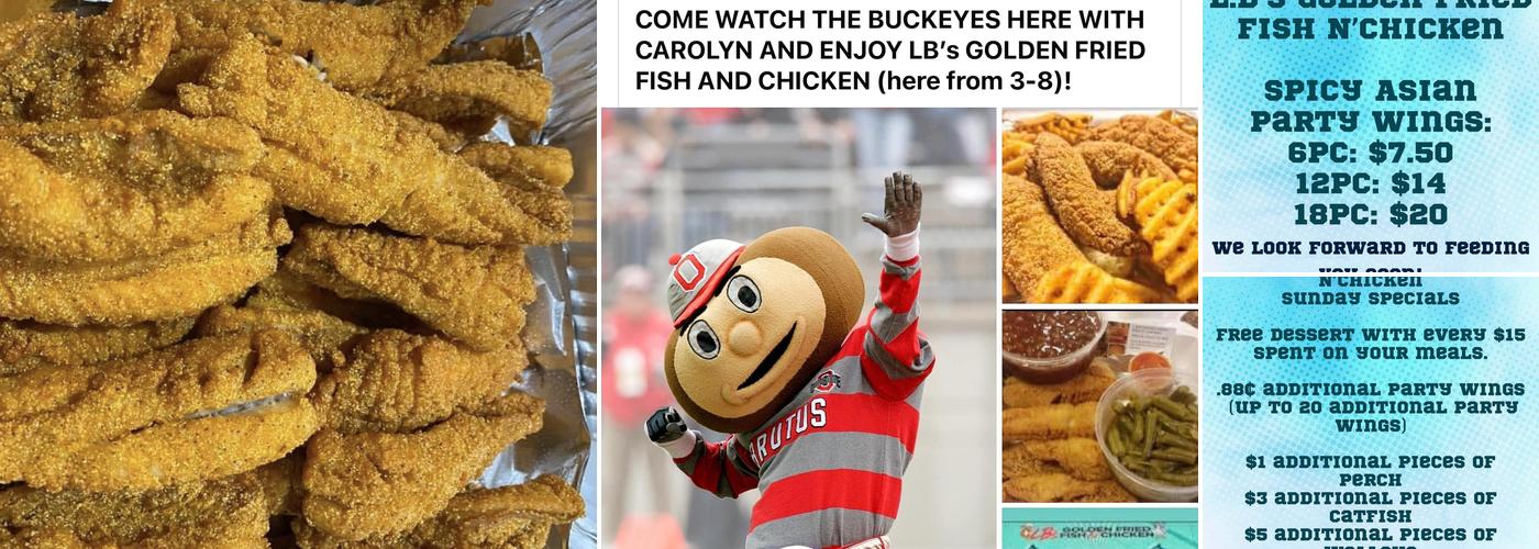 LB's Golden Fried Fish & Chicken Menu