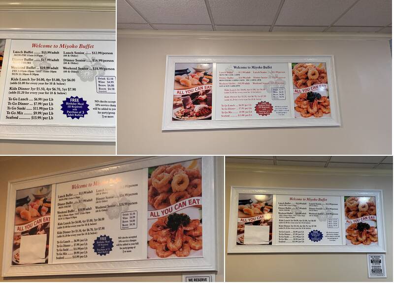 Miyoko Buffet, Salem Menu, Reviews (127), Photos (21) Restaurantji