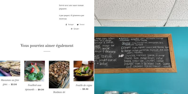 Sandwicherie (La) Menu