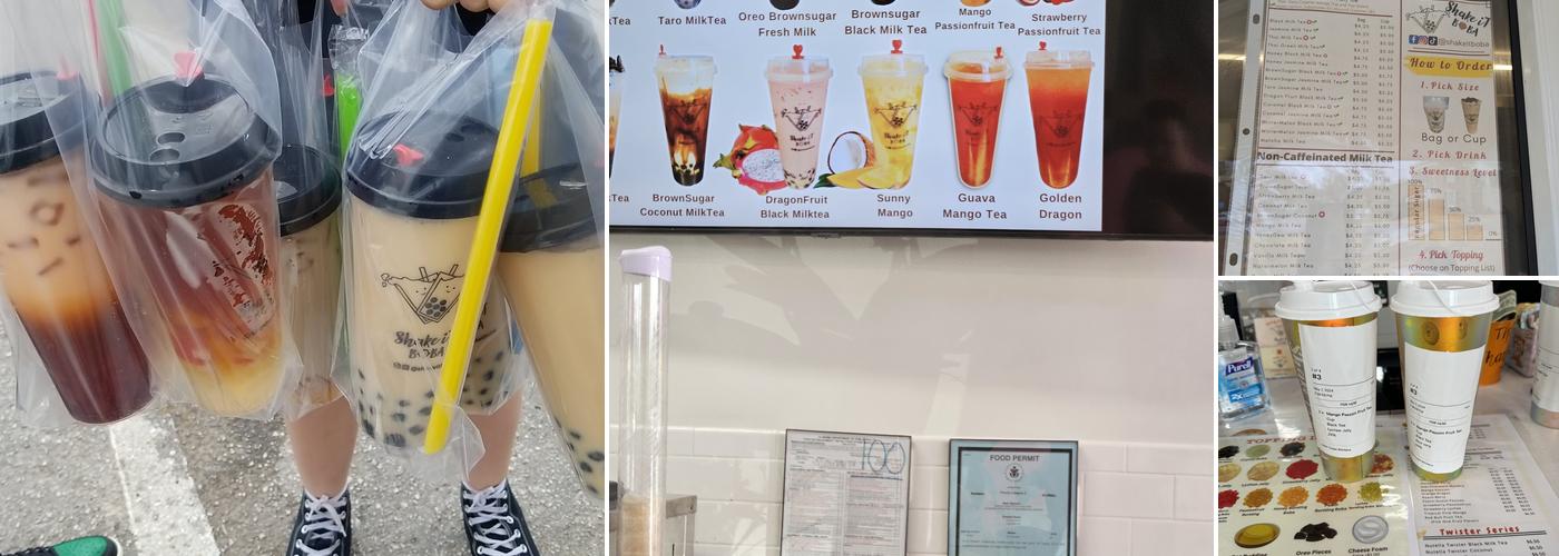 ShakeiT Boba Menu