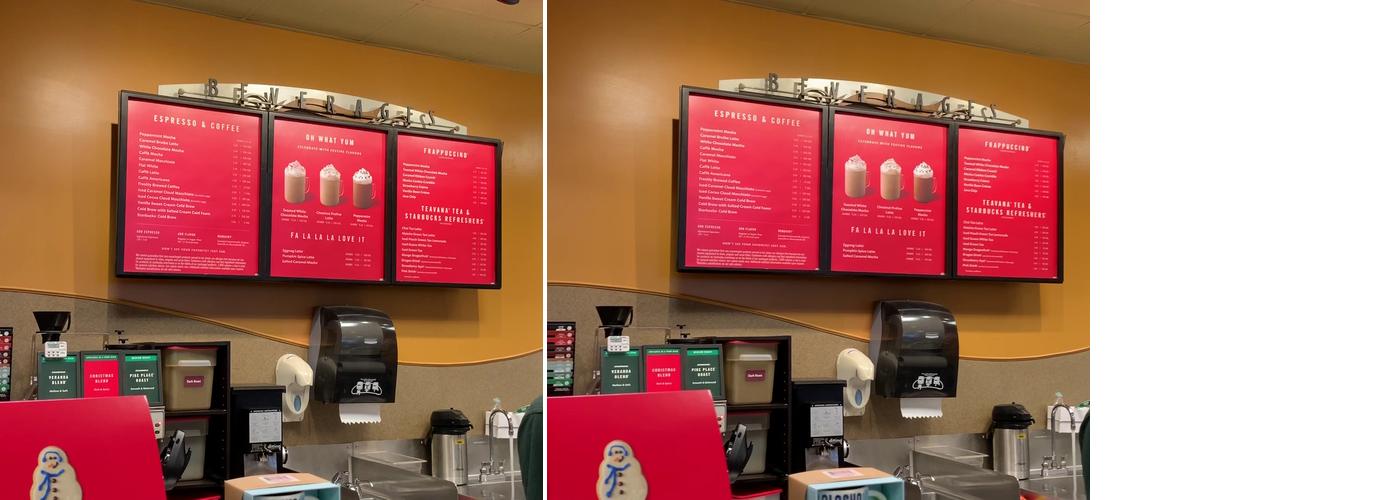Starbucks Menu