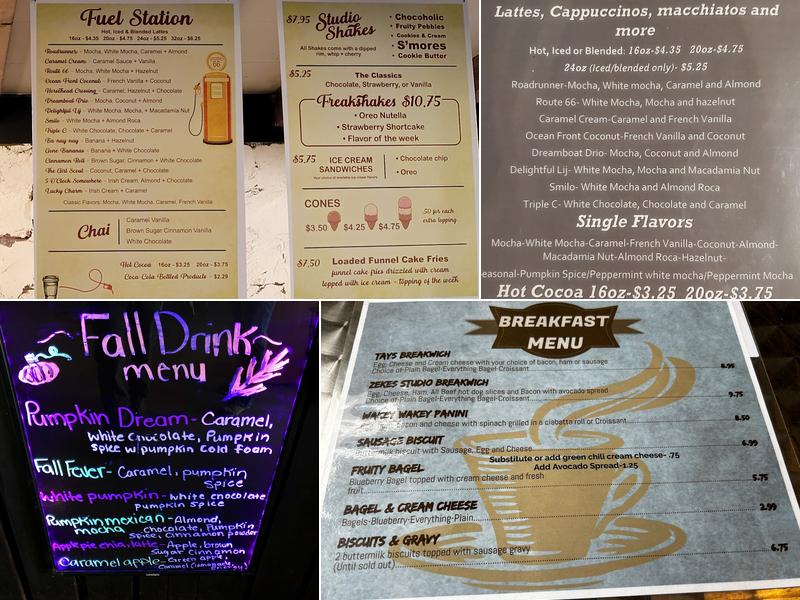 Studio 66 Cafe Menu