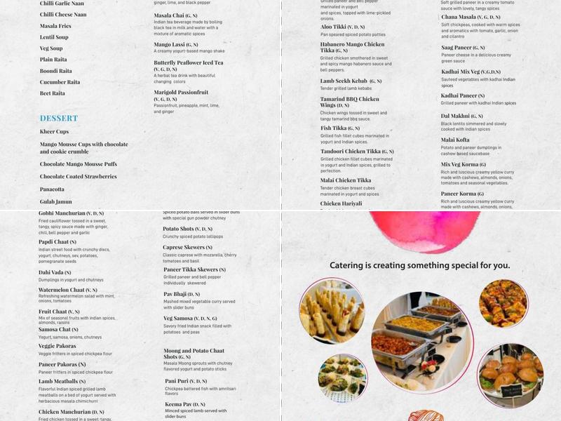 Rangeen Kitchen Menu