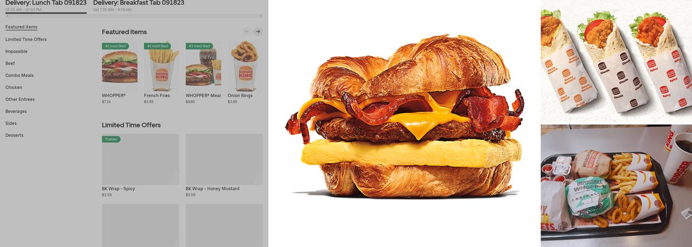 Burger King Menu