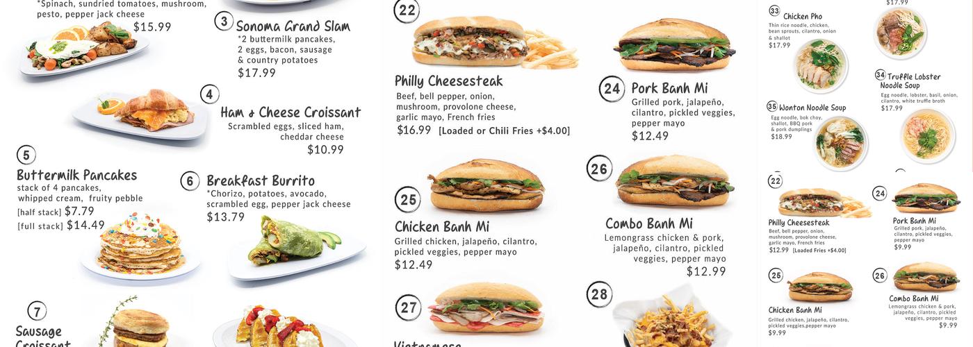 Cafe 88 Menu