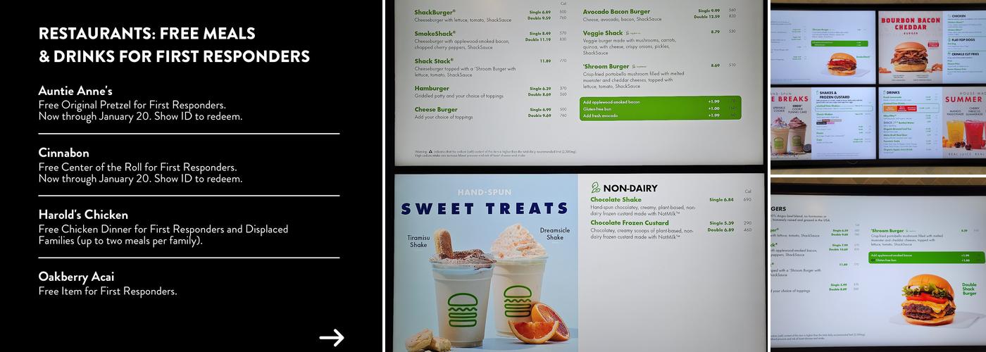 Shake Shack Westfield Culver City Menu