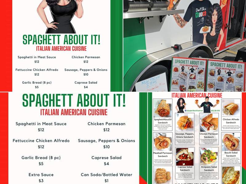 Spaghett About It! Menu